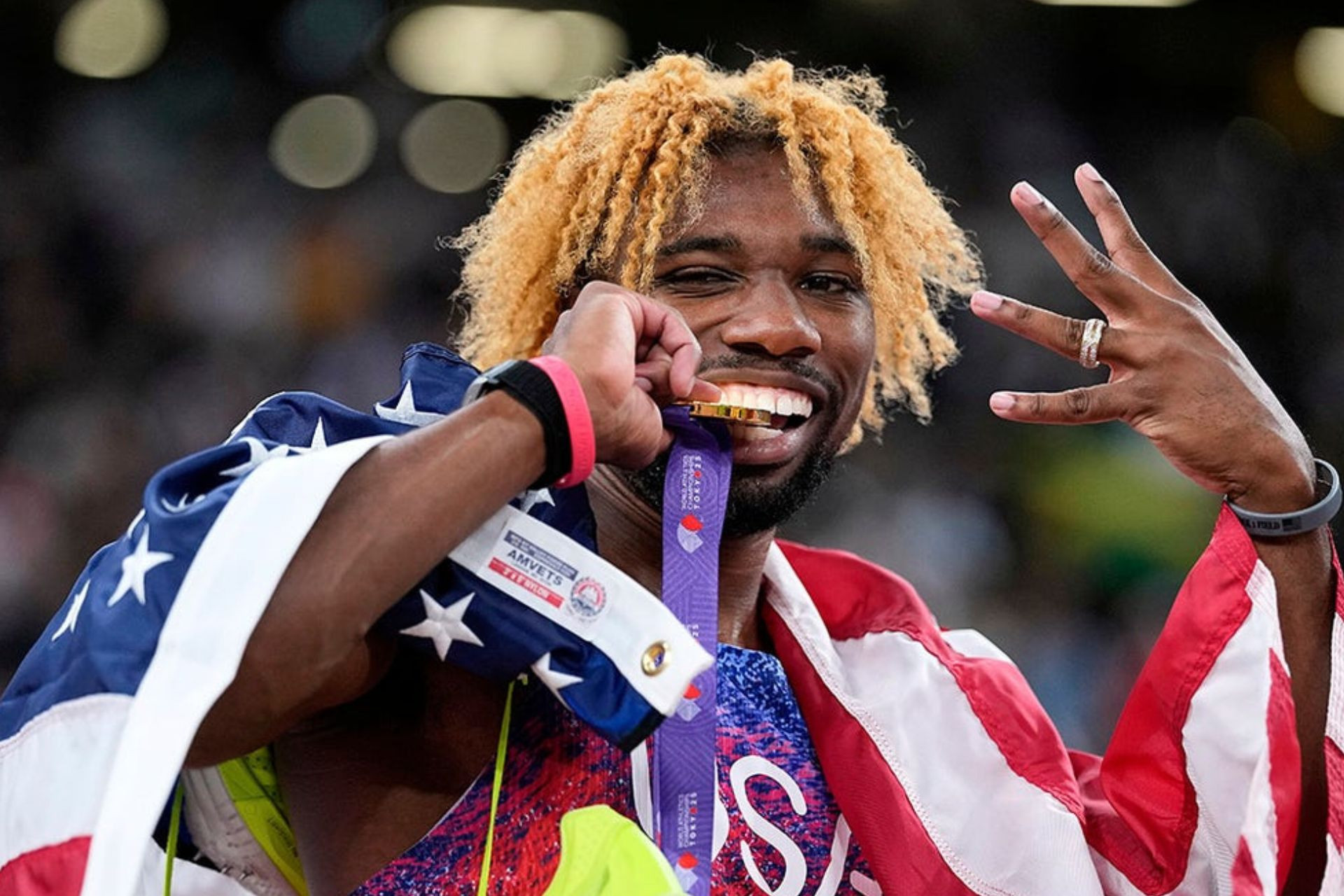 Noah Lyles Turns Tokyo Tears Into Golden Glory