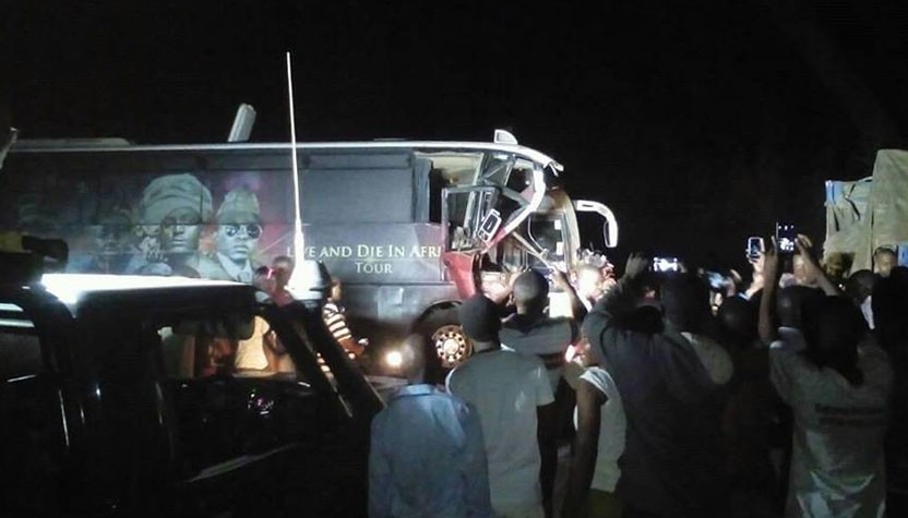 Sauti Sol&rsquo;s Tour Bus Involved in an Accident killing one